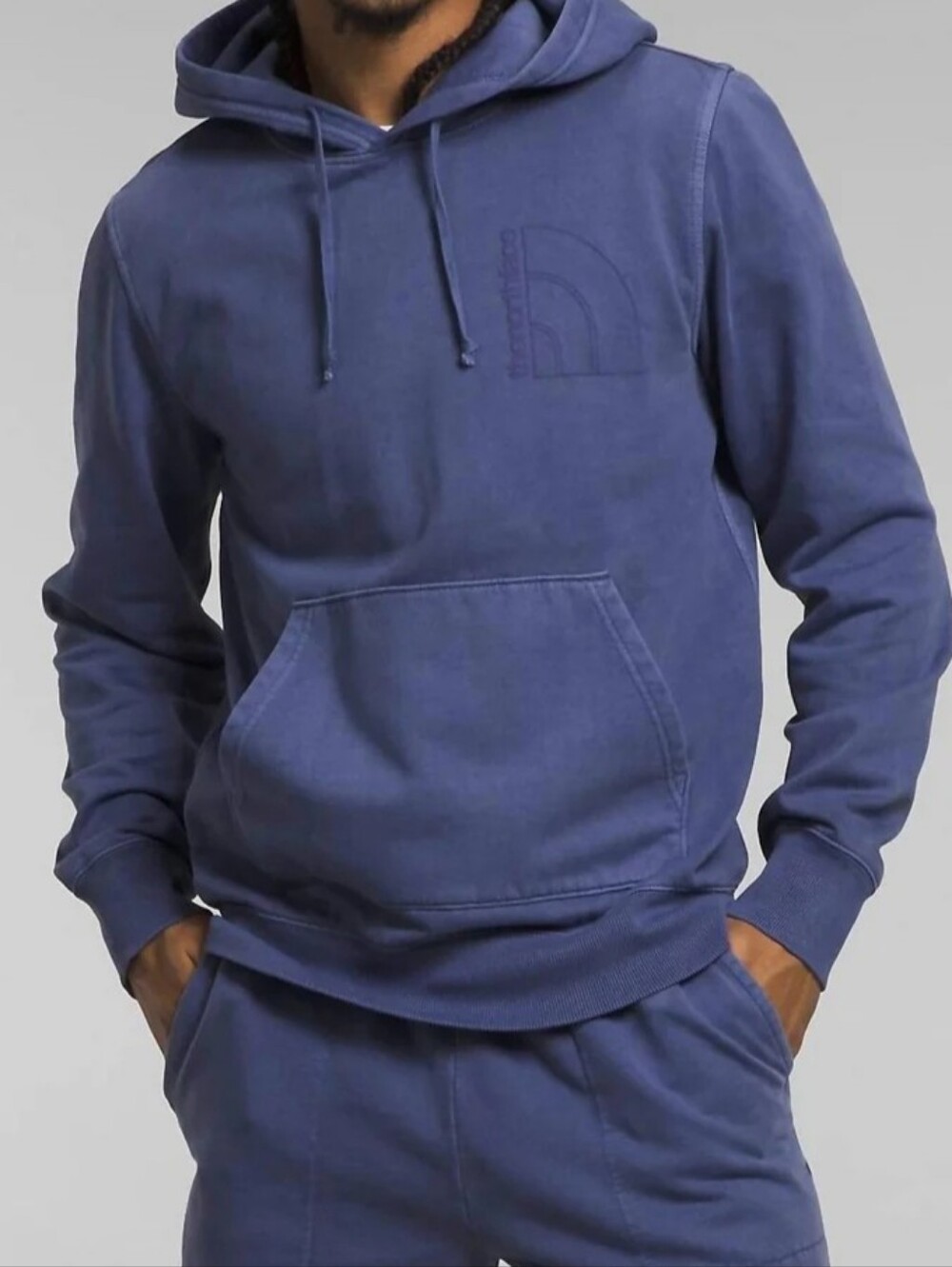 The North Face Garment Dye Pullover Hoodie In Cave Blue Size Large